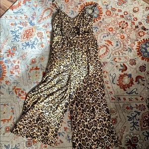 Candies Brand Cheetah Jumpsuit